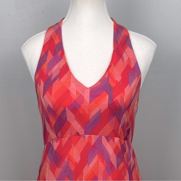 Ibex Kira 100% merino wool tie neck halter dress, small. - Picture 5 of 12